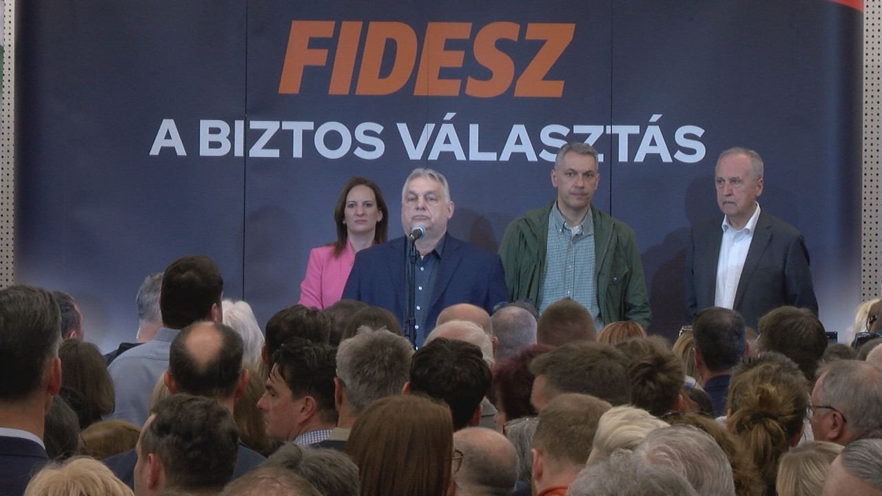 Balatonfüreden tartott választási fórumot Orbán Viktor