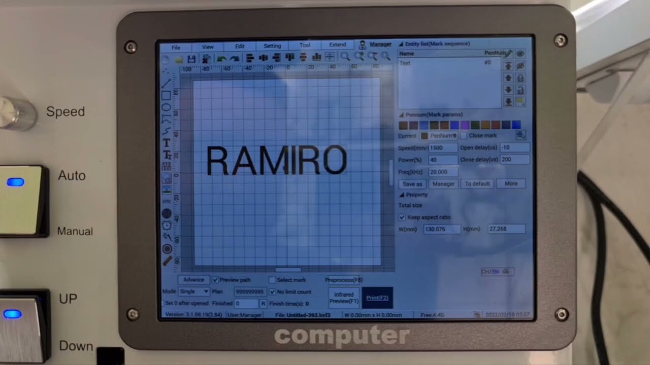 Como colocar Fontes LETRAS na laser TBK 958 Tuoli e Mechanic