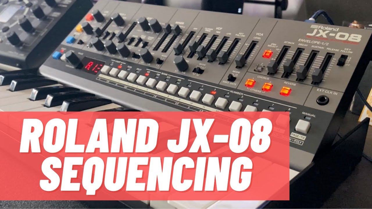 Roland JX-08 SEQUENCING /Too cool Not to Have it ;)