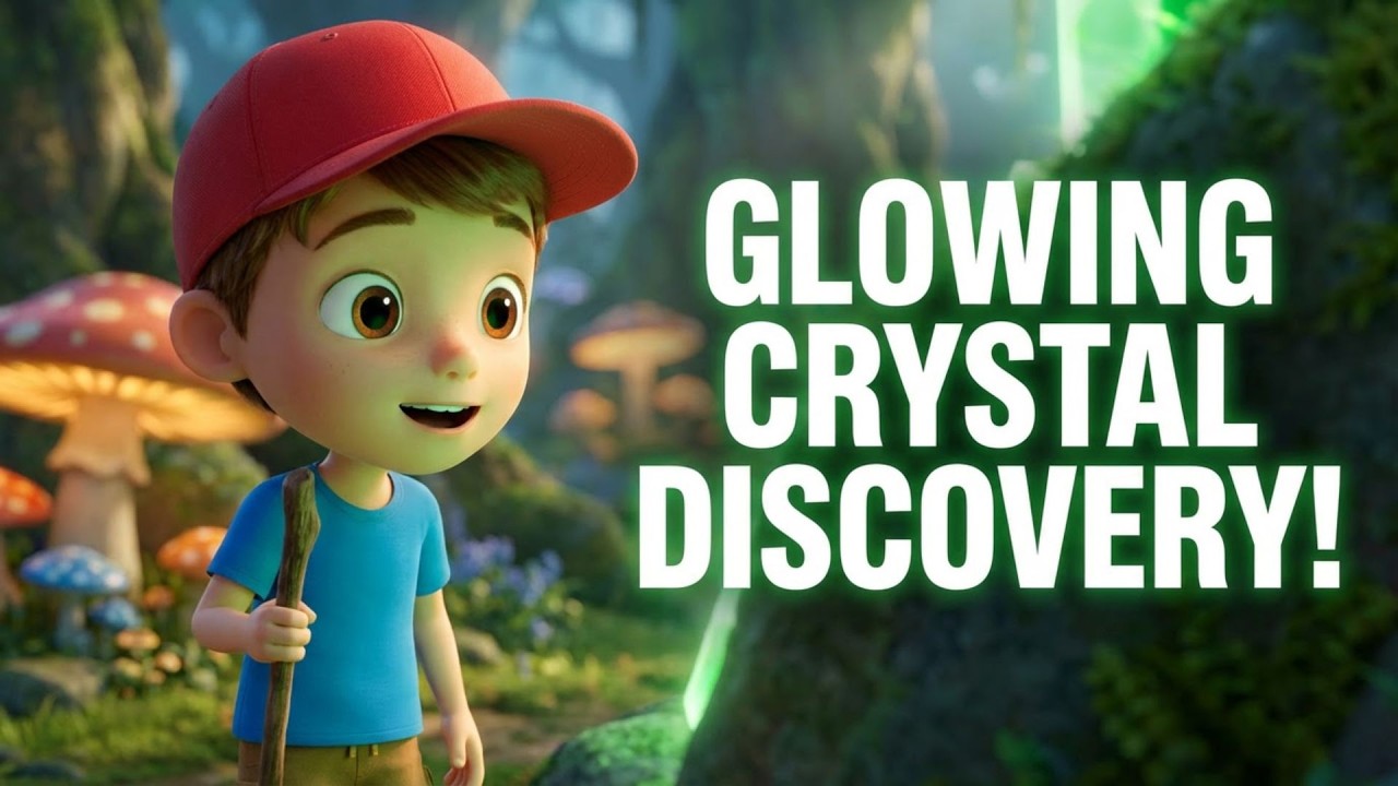 When Kids Find a Glowing Crystal in the Forest