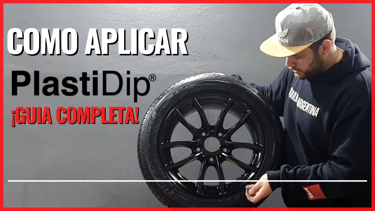¿CÓMO pintar con PLASTI DIP? Guia COMPLETA para LLANTAS | Detailing Argentina | Julian Grenat