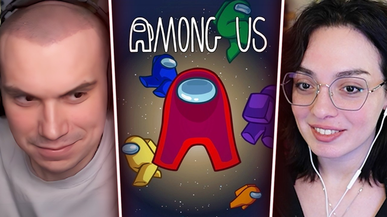ГЛЕБ ИГРАЕТ в Among Us #6 с РОЛЯМИ (Коря, Хелин, Лиза, Витя и др.) | Sasavot