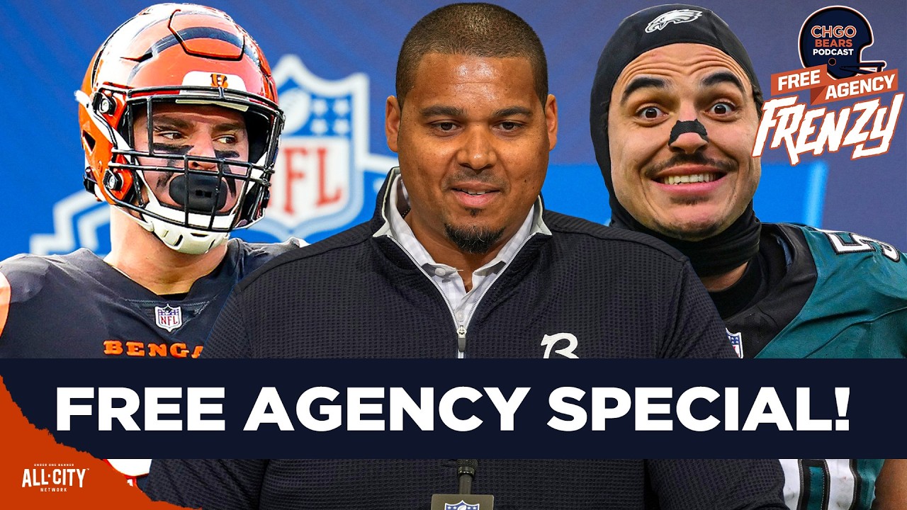 NFL FREE AGENCY LIVE STREAM: Can Ryan Poles Fix the Chicago Bears D-Line? | CHGO Bears Podcast