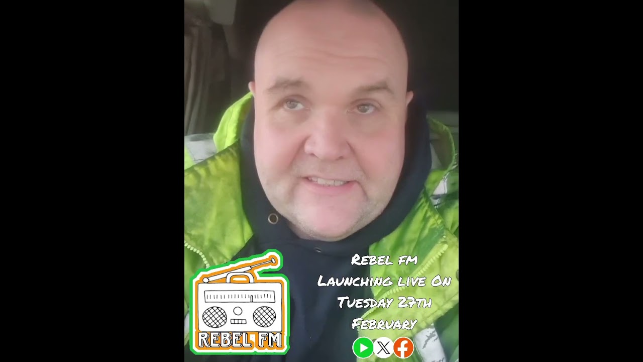 looking forward to launching Rebel FM our brand new Show with myself & Marty ( Spanner )
