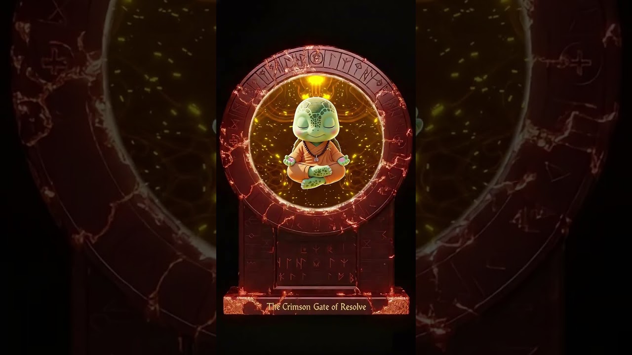 Zen Buddies | Crimson Gate of Resolve | 12-Minute Focus Meditation | Monk Taro | Gold
