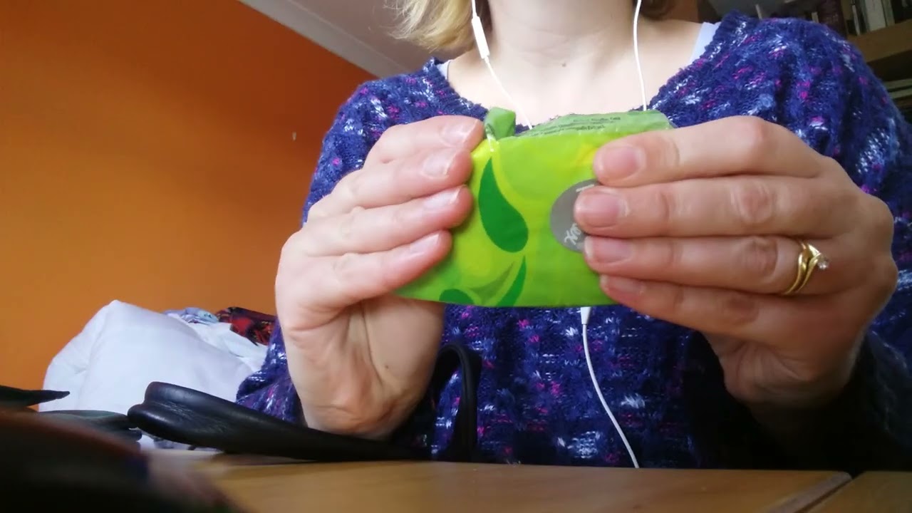 ASMR Handbag Rummage ✨ Crinkly Sounds for Ultimate Relaxation (soft whisper)