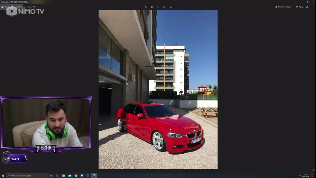 KAOS MEZARCI YENİ ARABASINI TAKİPÇİLERİNE GÖSTERİYOR(BMW 470.000 TL )