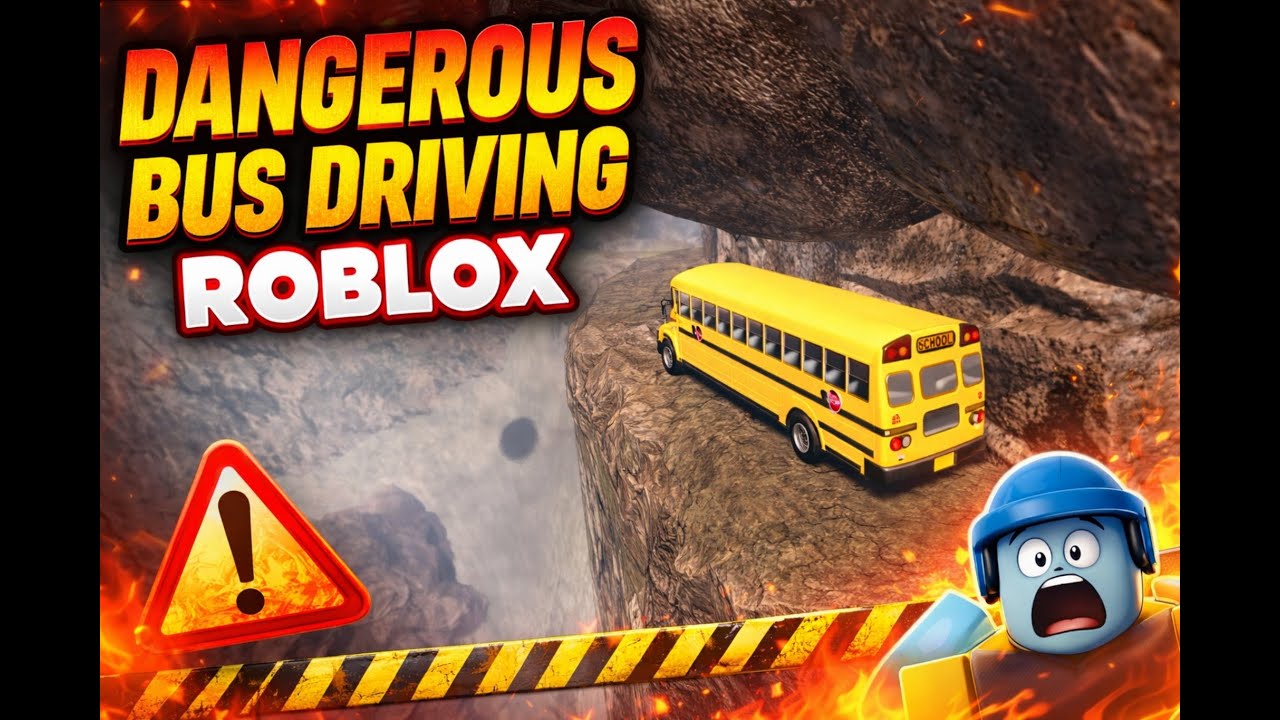 Playing dangerous bus driving game
