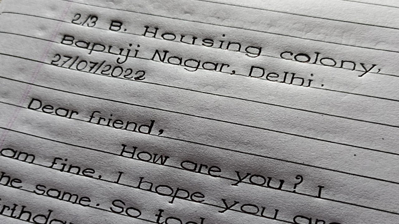 How to Write a Letter to Friend Inviting For Birthday Party | Letter Writing