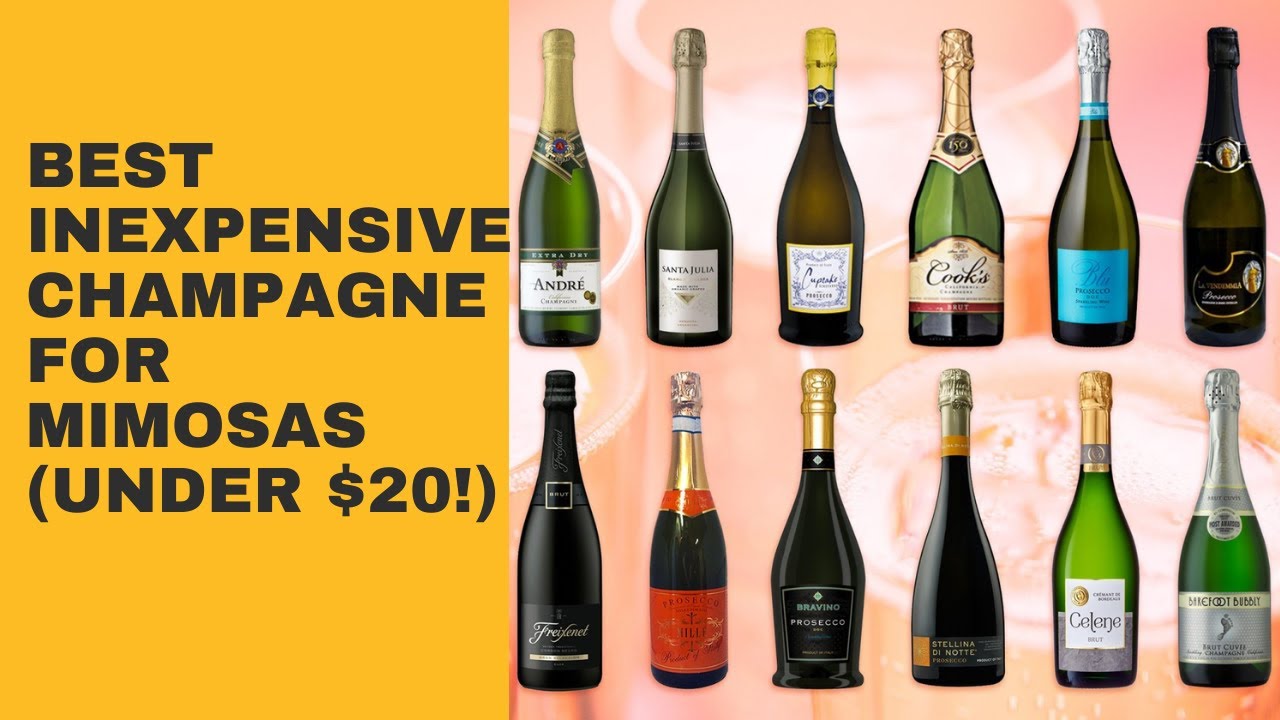 Best Inexpensive Champagne for Mimosas (Under $20!)