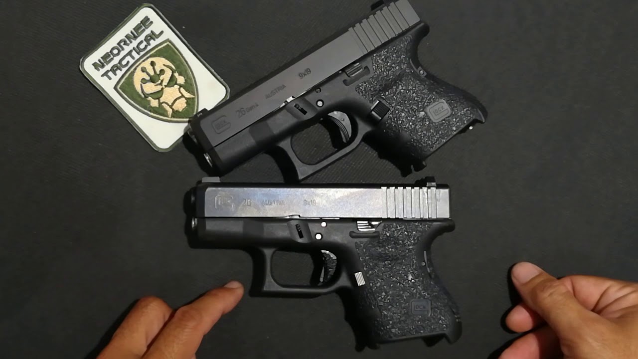รีวิว Review Glock 26 gen 3 vs Glock 26 gen 4 by Neornee Tactical Thai