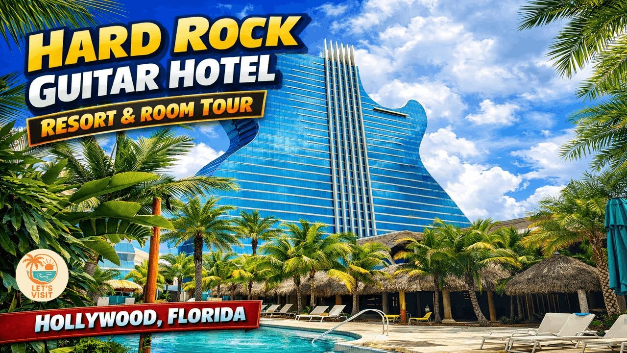 Hard Rock, Guitar Hotel Resort and Room tour 🎸 #hardrock #miami