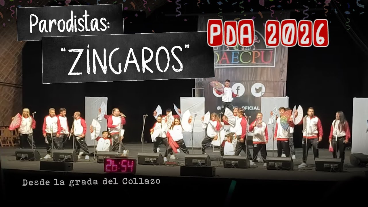 Zíngaros (Parodistas) - Prueba de Admisión 2026