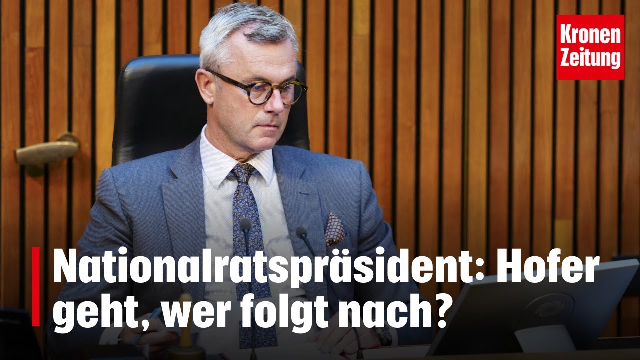 Nationalratspräsident: Hofer geht, wer folgt nach? | krone.tv NEWS