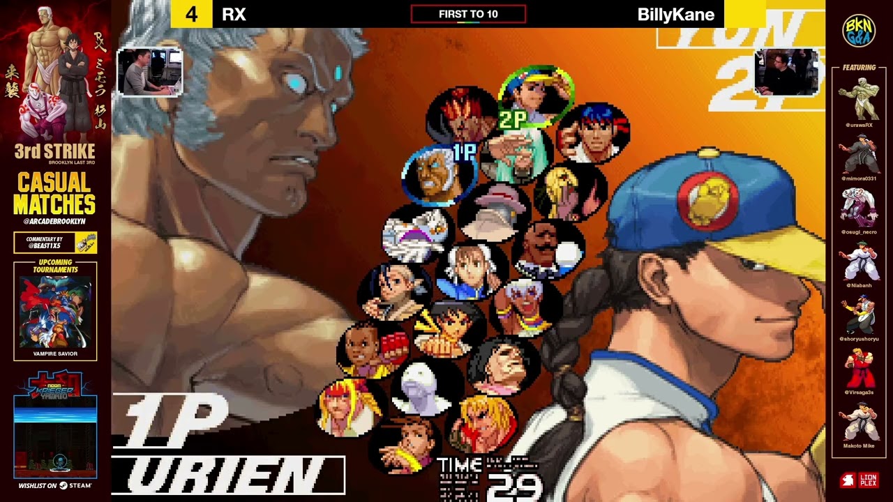 FT10「BillyKane (YU) vs. RX (UR)」STREET FIGHTER Ⅲ 3rd STRIKE