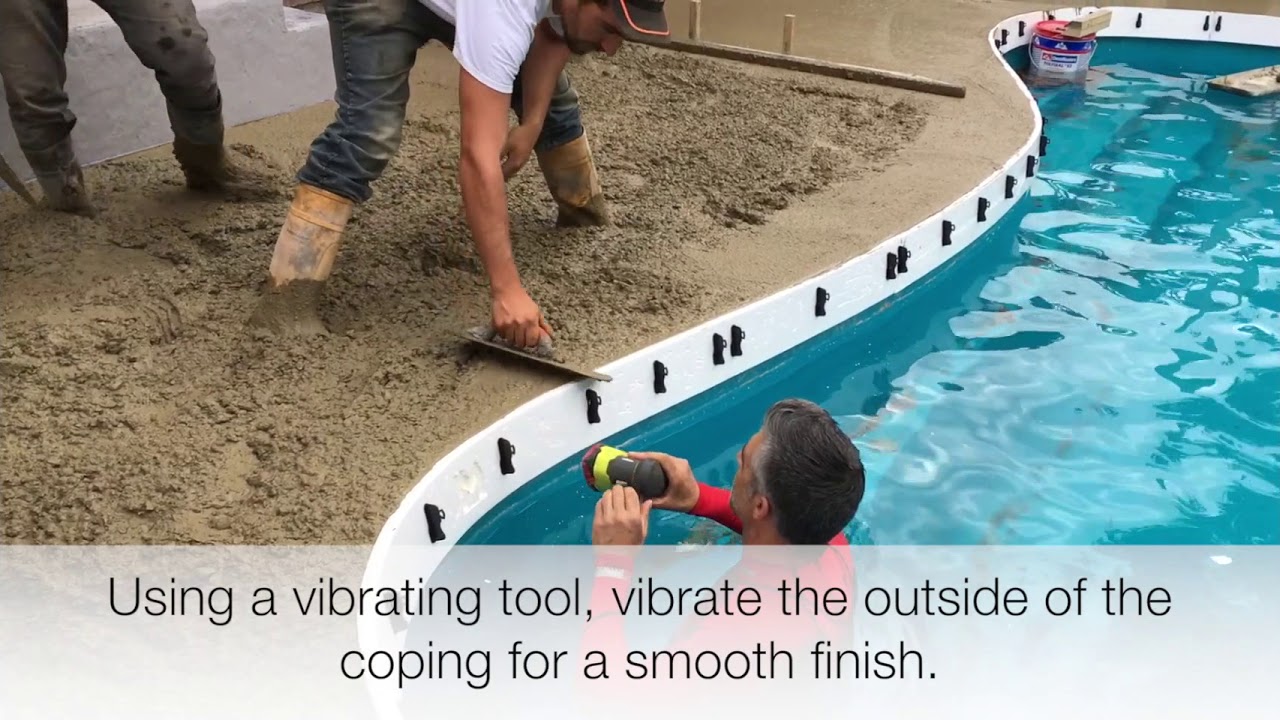 Modern Moulding   Fibreglass pool install