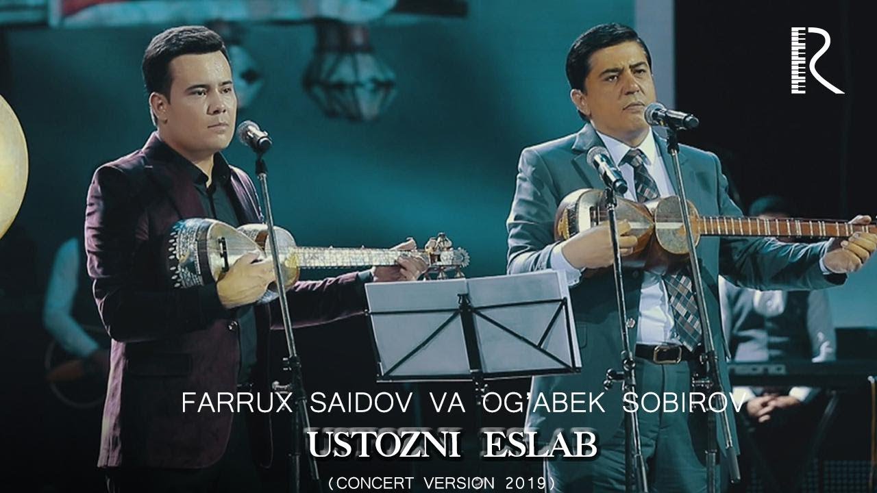 Farrux Saidov va Og'abek Sobirov - Ustozni eslab (jonli ijro) (VIDEO)