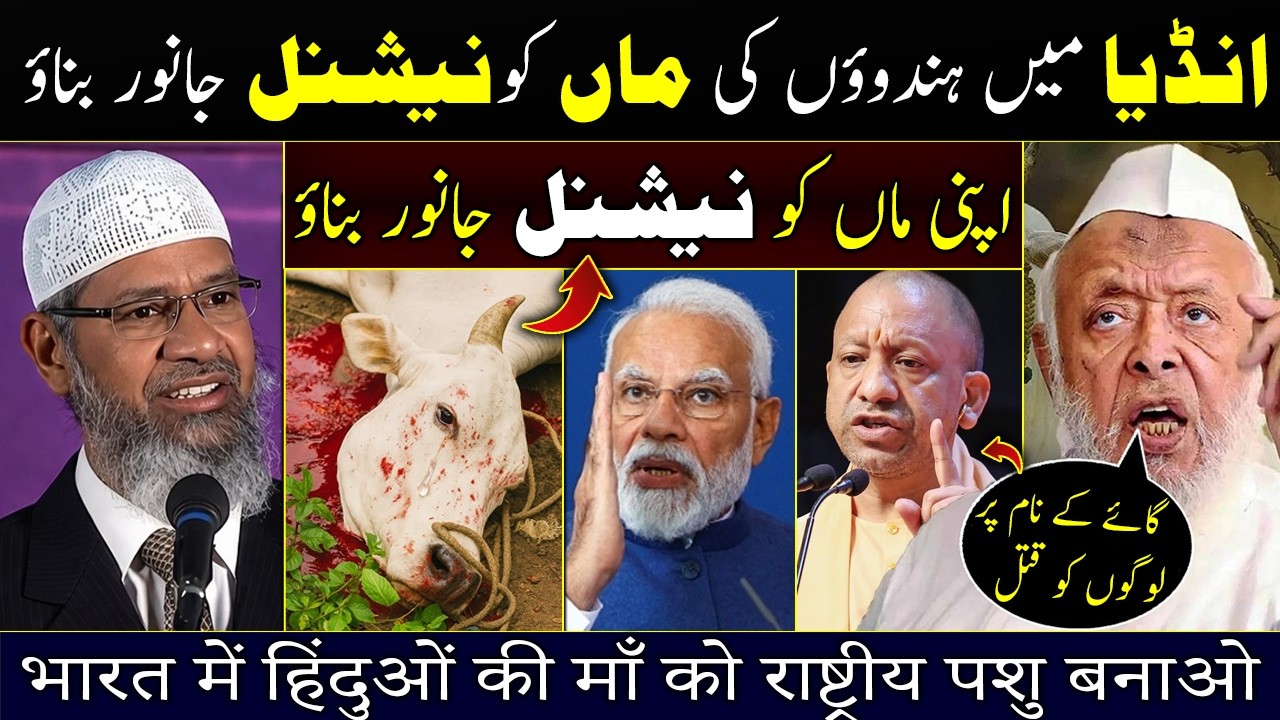 Maulana Arshad Madani Demands Cow as National Animal | Modi & Yogi | Dr Zakir Naik