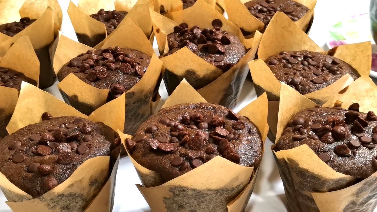 كب كيك/مافن بالشوكولاتة ناجح 100٪ سر المحترفين و المخابز+ طريقة عمل أكواب المافن الورقية / Muffins