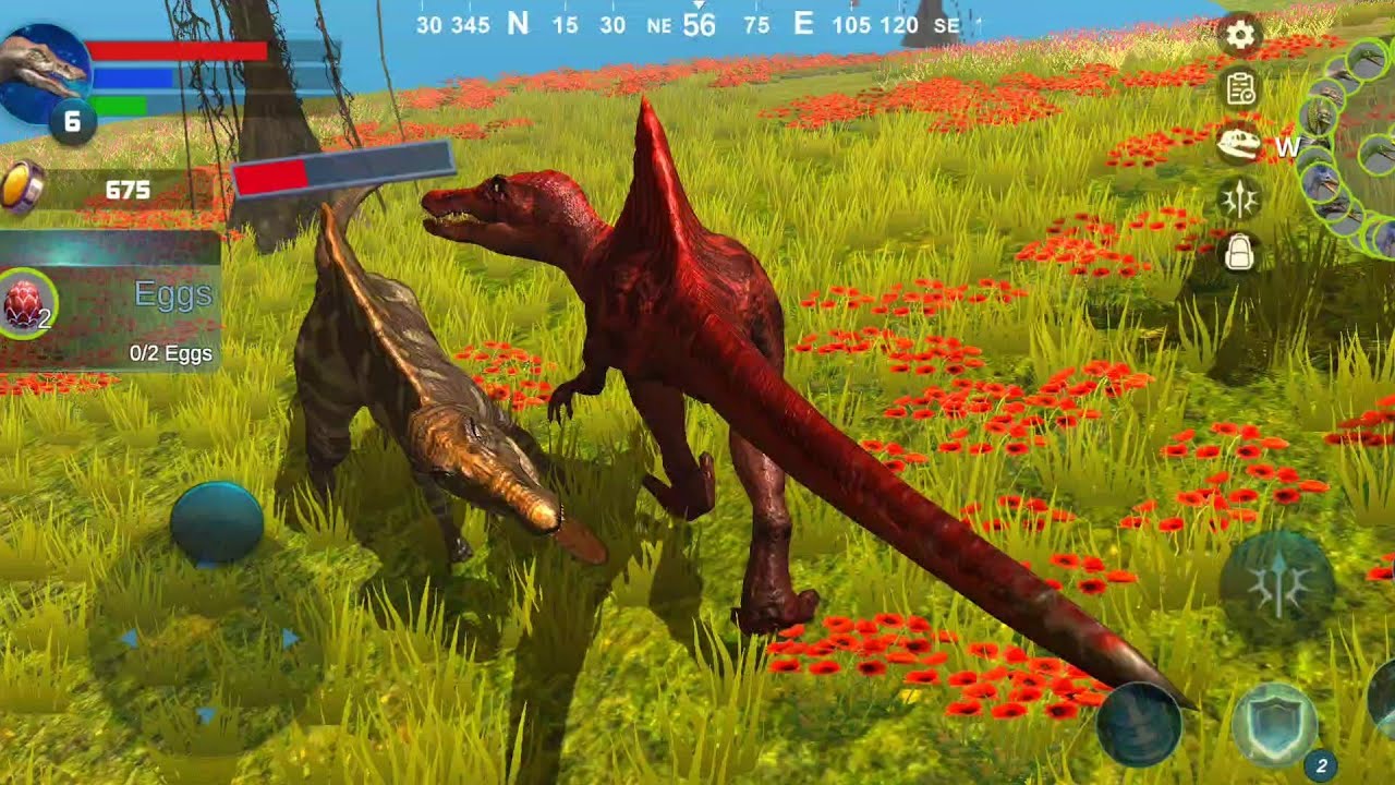 Spinosaurus simulator android gameplay