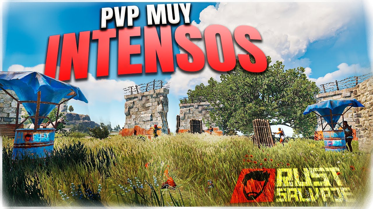 BUSCANDO PVP -RUST SALVAJE 2 - Gameplay español