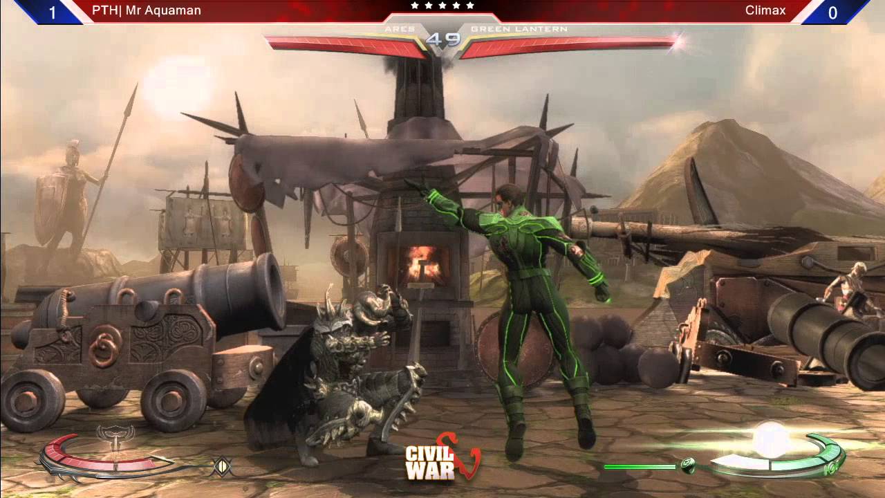 Injustice: GAU @ Civil War 5: Climax (Green Lantern) vs Mr. Aquaman (Ares)