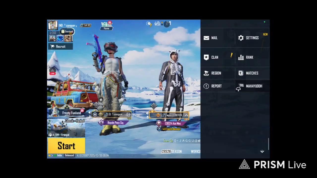 Live streaming of Mr. Conquer
