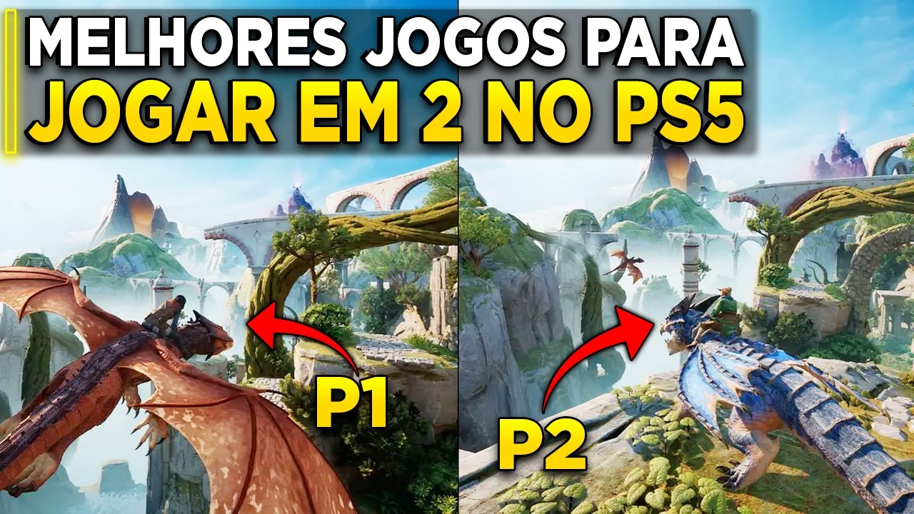 TOP 10 MELHORES JOGOS DE 2 JOGADORES PARA PS5