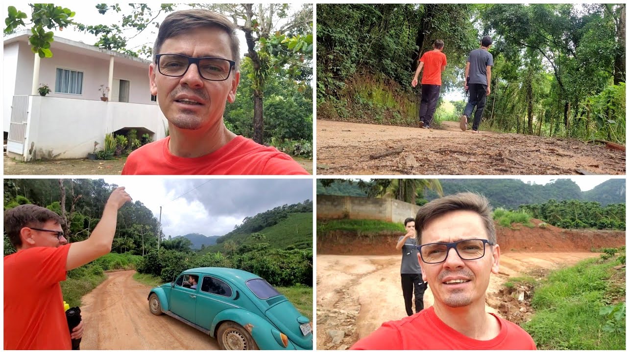 DE CASA ATÉ NO LOCAL DA ANTIGA IGREJA, TUDO A PÉ,  (e vimos algo assustador)