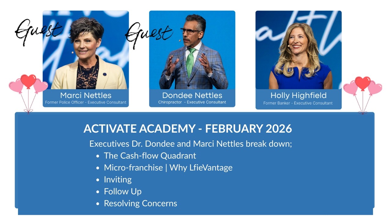Activate Academy - Episode 6: Special Guest Speakers, Executives Dr. Dondee and Marci Nettles