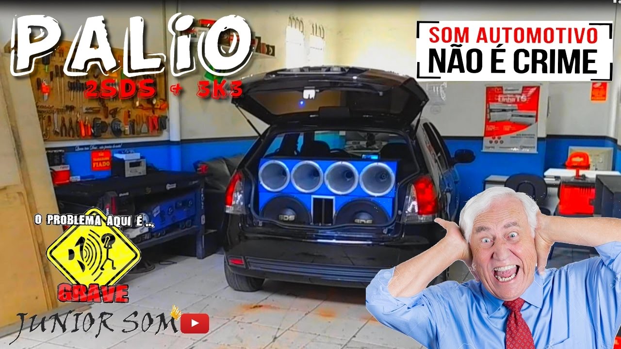 Palio 2 SDS2.7k + STETSOM 3K3 Projeto batendo forte...☢JuNiOr SoM♛®