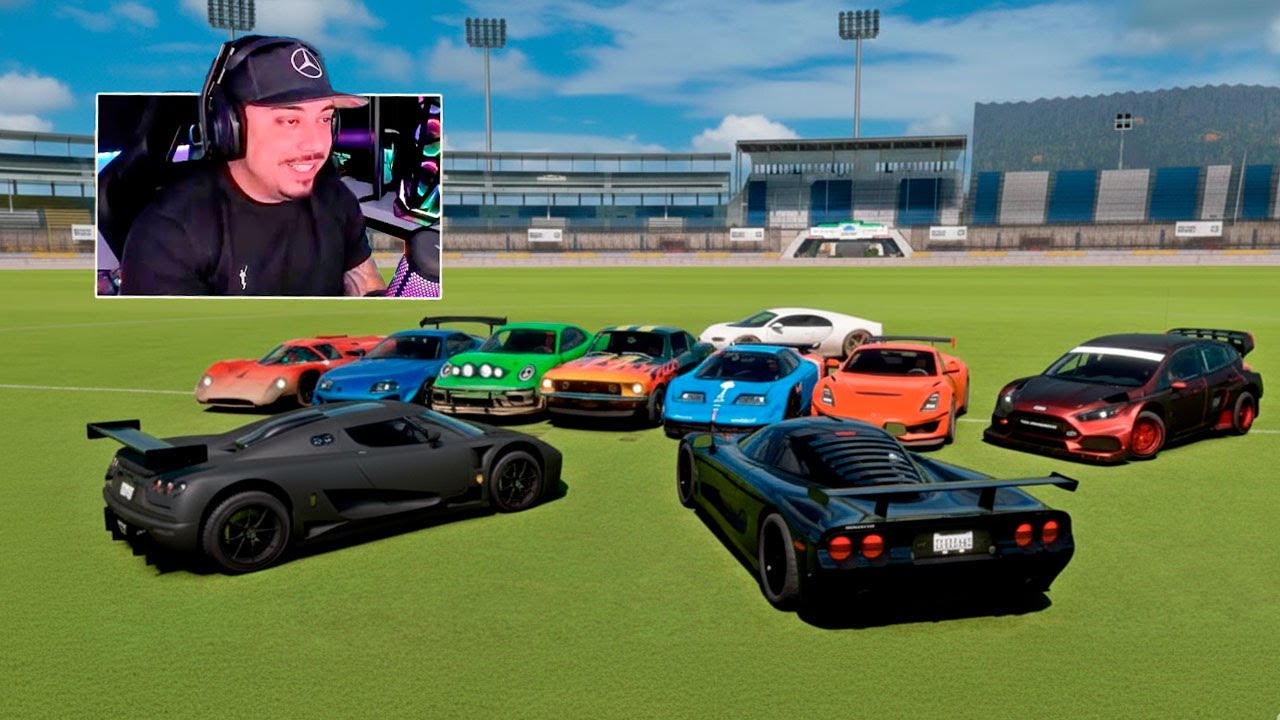 ESTÁDIO DA MORTE COM OS CARROS MAIS RAPIDOS DO FORZA HORIZON 5