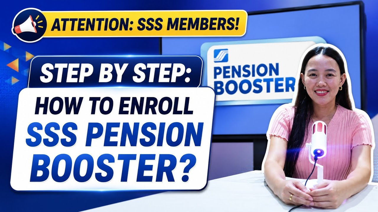 ✅Step by step: How to enroll SSS PENSION BOOSTER 2026?