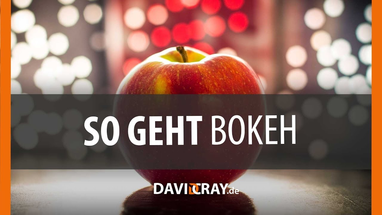Schöne Fotografieren mit Bokeh