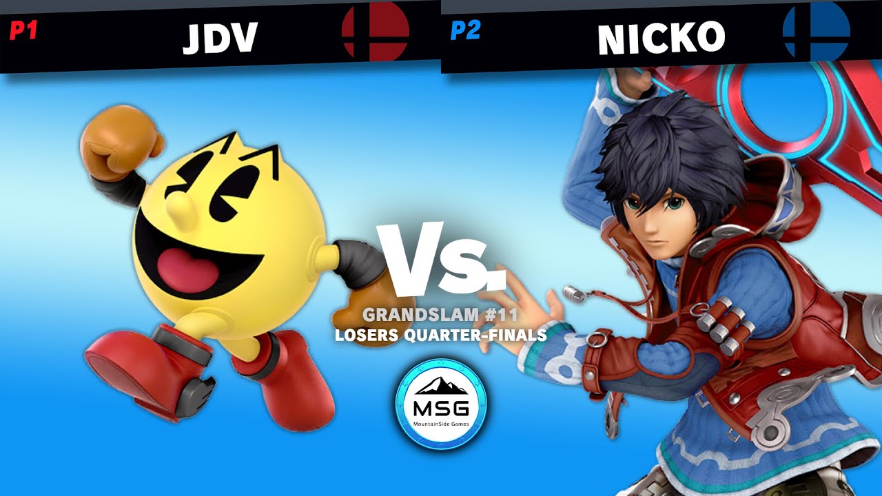 GrandSlam #11 / JDV (Pac-Man) Vs. Nicko (Shulk) (Losers Quarters)