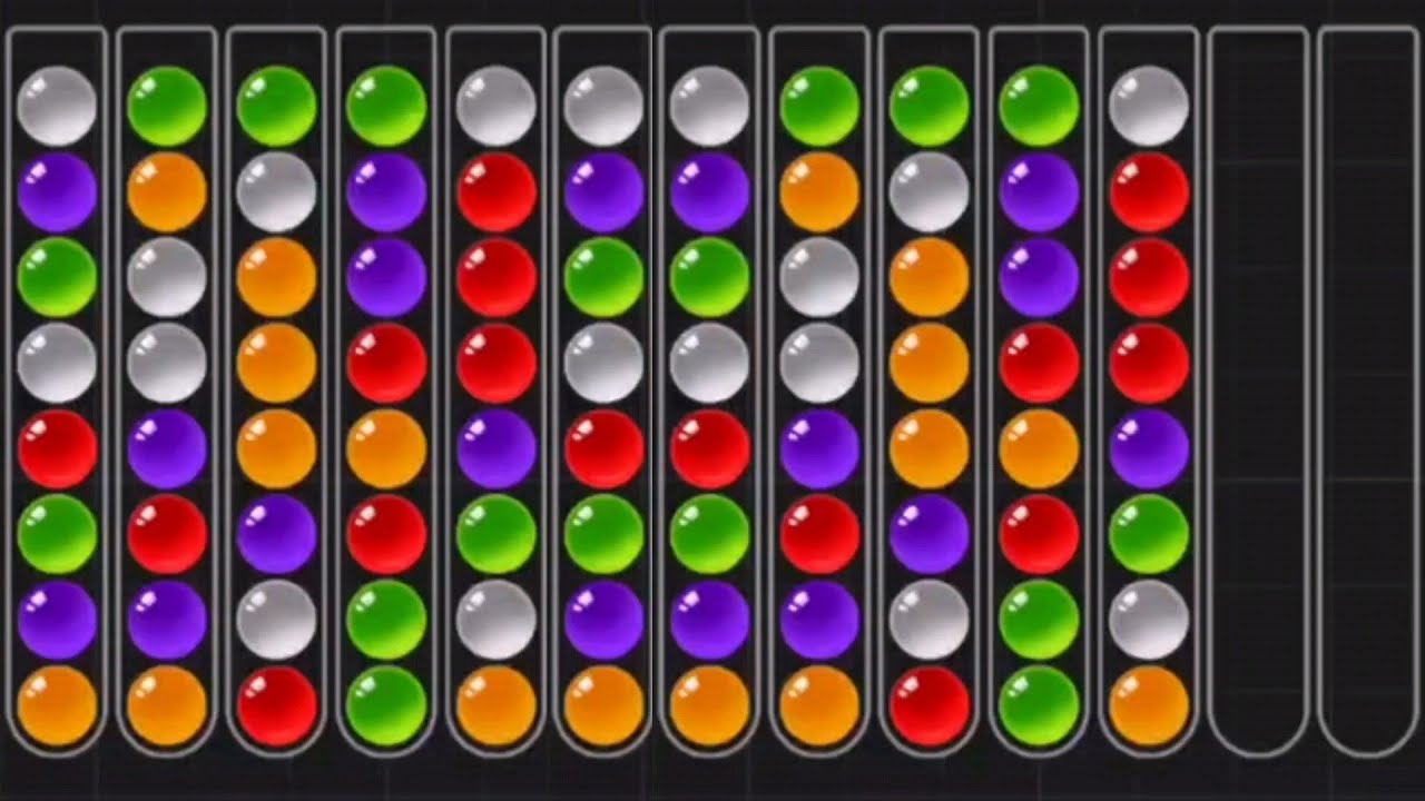 Color Ball Sort Puzzle Game | High-Level Gameplay