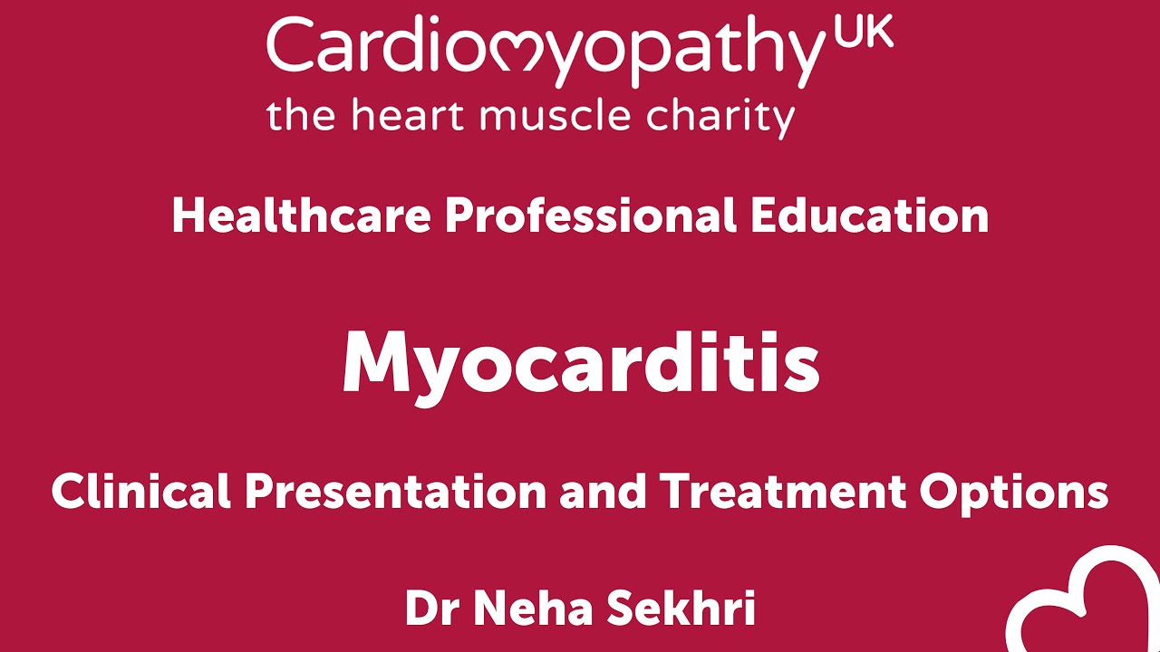 Treatment Options in Myocarditis - Dr Neha Sekhri (HD re-upload)