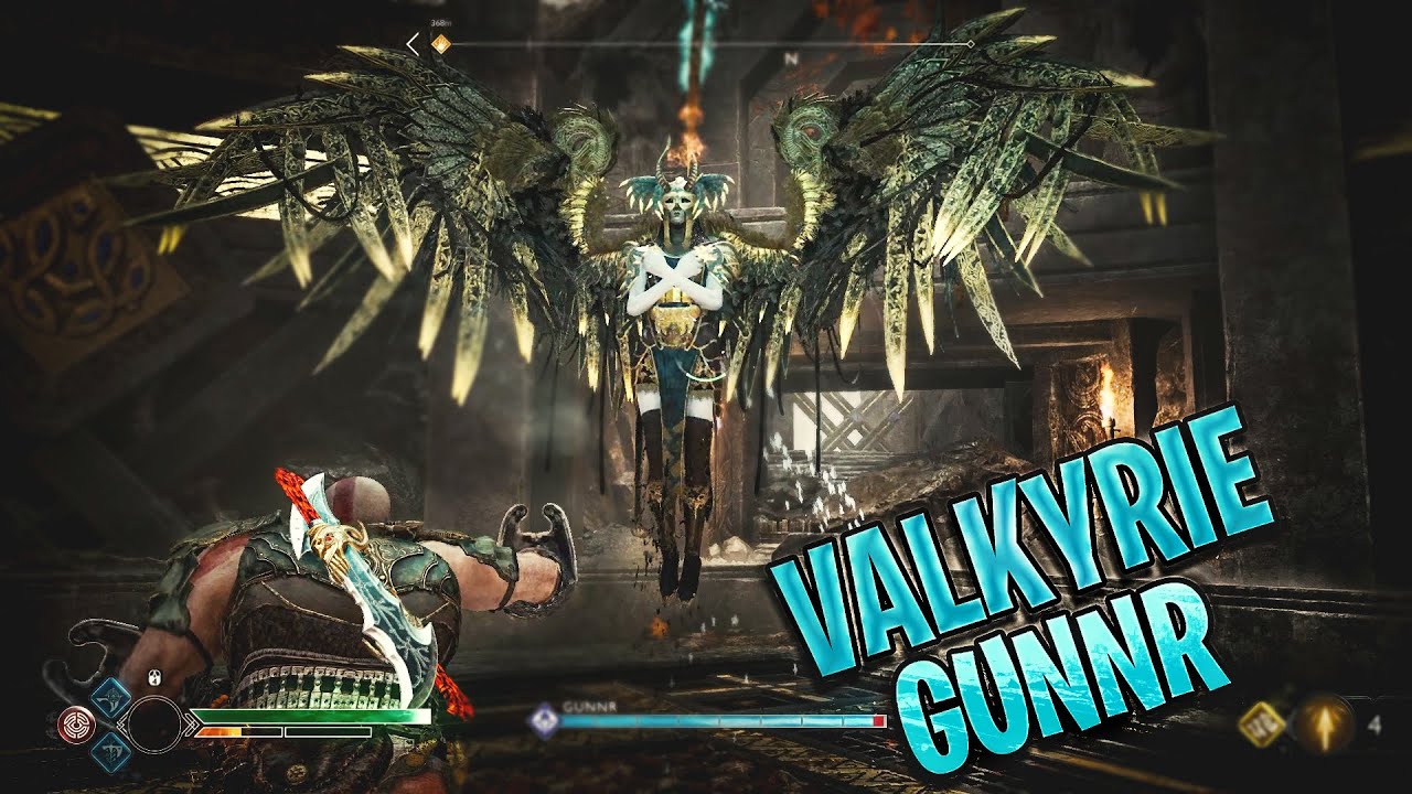 GUNNR - The VALKYRIE  || HUNTING THE VALKYRIES || GOD OF WAR PC