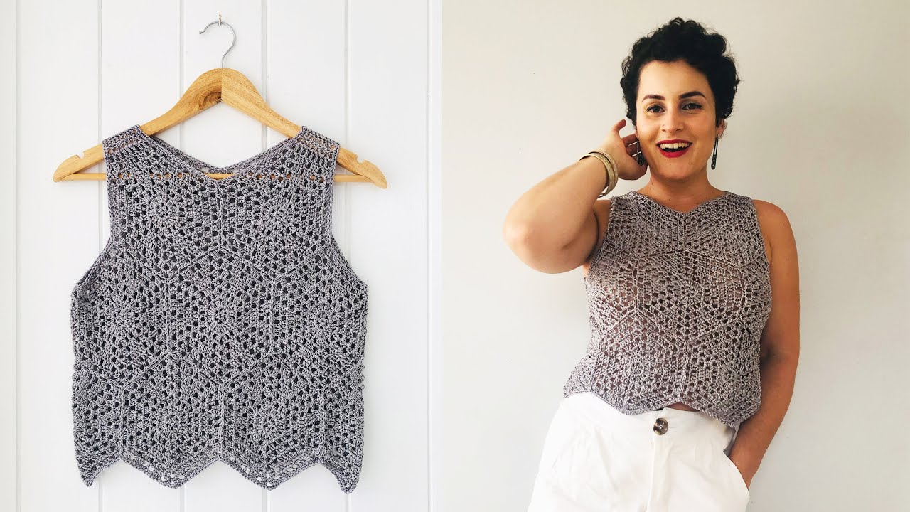 BLUSA DE CROCHÊ RÉVEILLON