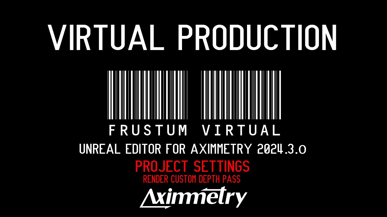 Project Settings - Render Custom Depth Pass - Unreal Editor for Aximmetry 2024.3.0