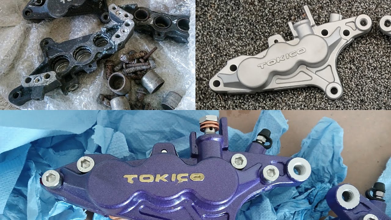 How To Fit And Bleed Refurbished And Rebuilt Six Pot Tokico Callipers - Totally Dry System Bleed