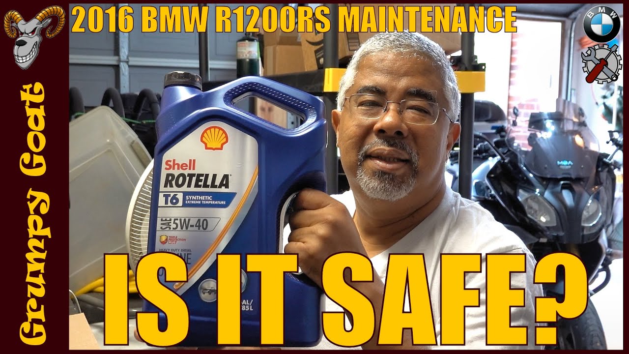Я залил Shell Rotella T6 в свой RS! Безопасно ли это? | Техническое обслуживание BMW R1200RS 2016...