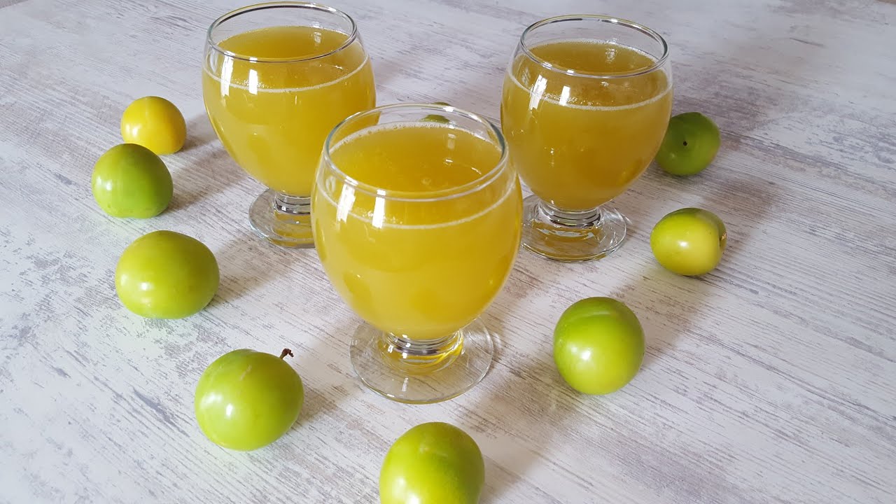 Erik Suyu Tarifi💥 Yeşil Erikten Doğal ve Katkısız Ev Yapımı Meyve Suyu Nasıl Yapılır ❓🥤