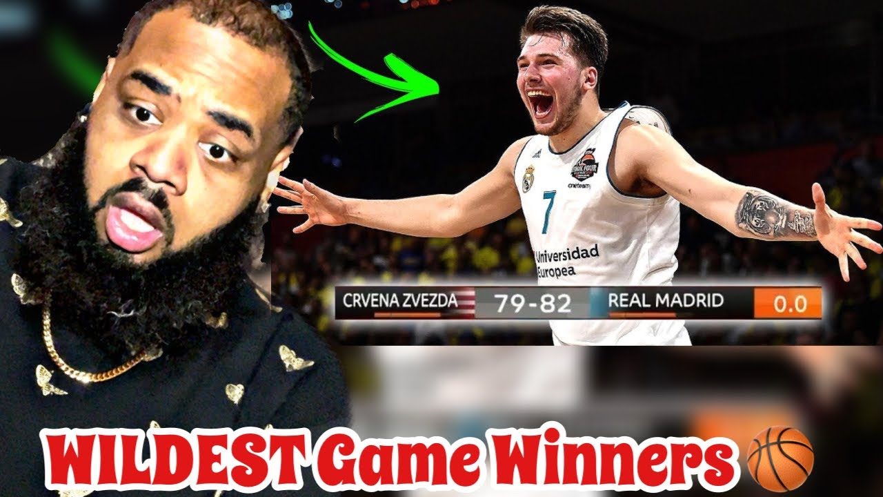 AMERICAN REACTS to WILDEST Game Winners in Euroleague Basketball