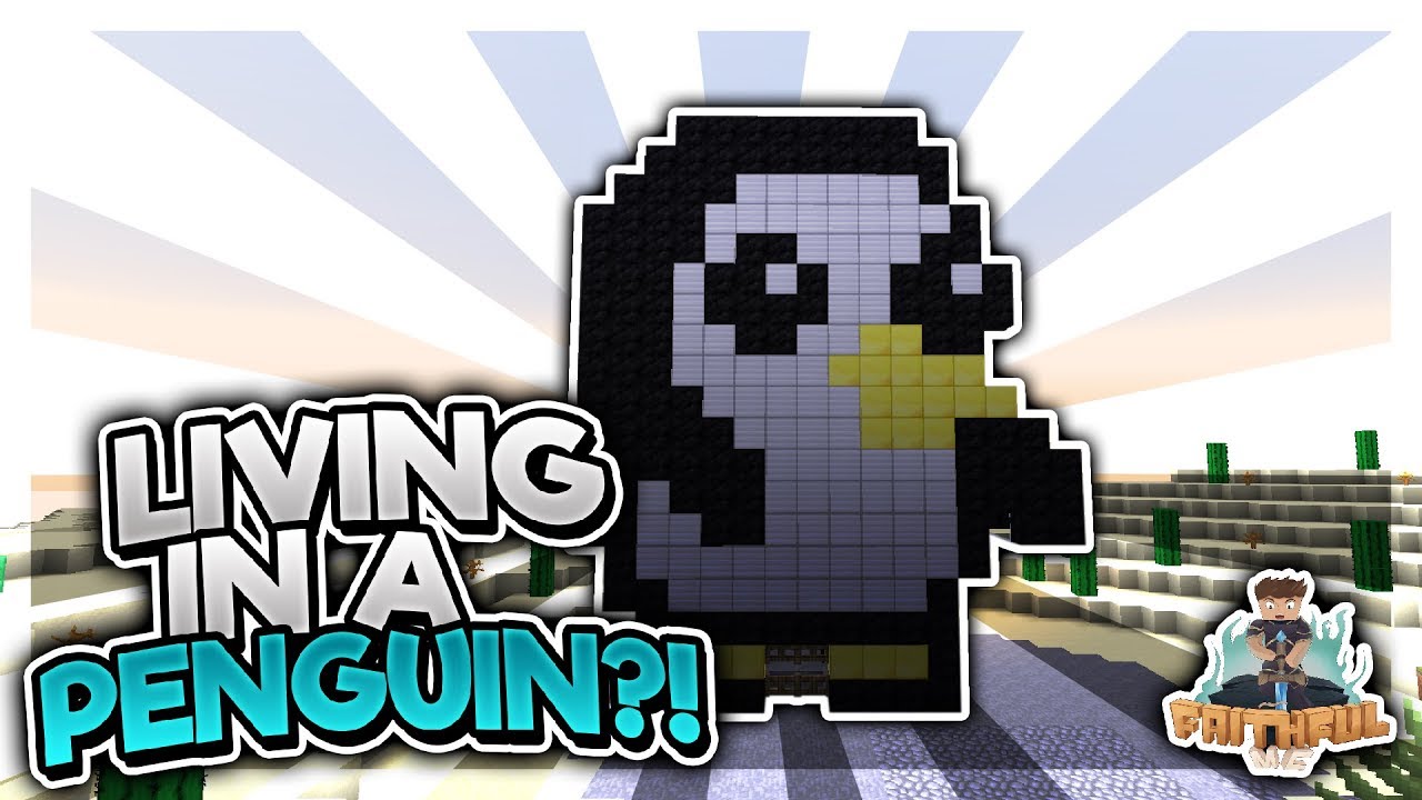 FaithfulMC SOTW #1 | LIVING IN A PENGUIN?! + SOTW PVP!