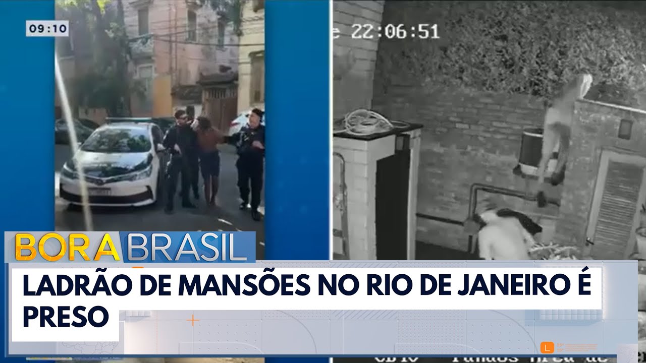Polícia prende ladrão de mansões no RJ | Bora Brasil