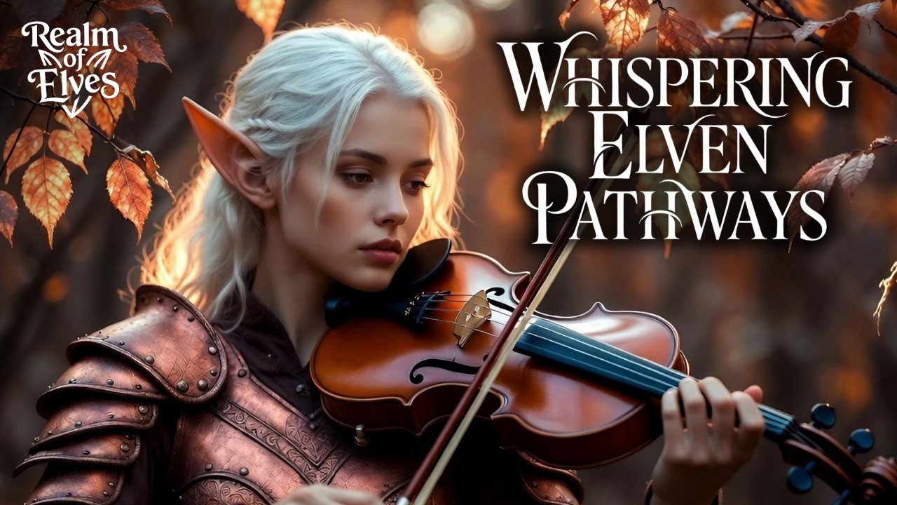 Whispering Elven Pathways | 1 Hour Fantasy Instrumental Journey for Reading & Imagination