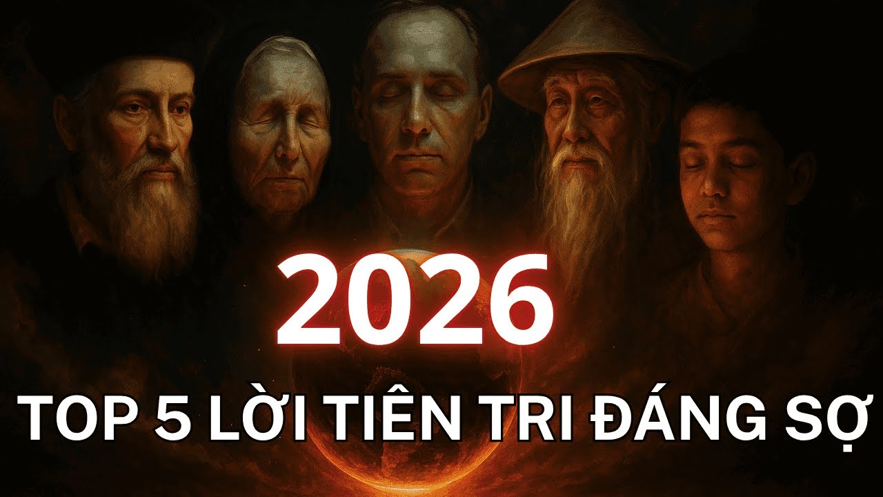 TOP 5 LỜI TIÊN TRI ĐÁNG SỢ NHẤT VỀ NĂM 2026