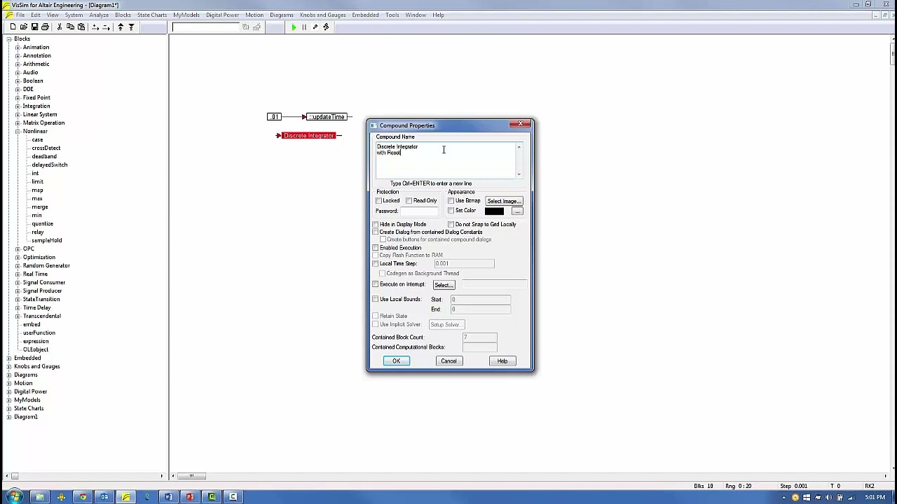 Altair Embed   Merge, Crossdetect, Menu Models, Discrete Reset Integrator   Fundamentals