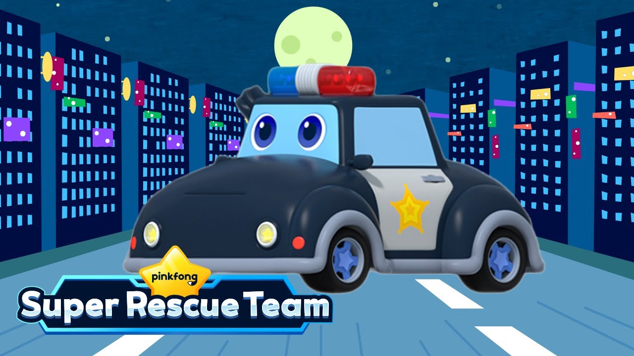 Police Car 🚔 | Meet Roger! Our Brave Police Car | Pinkfong Super Rescue Team - Kids Songs & Cartoons